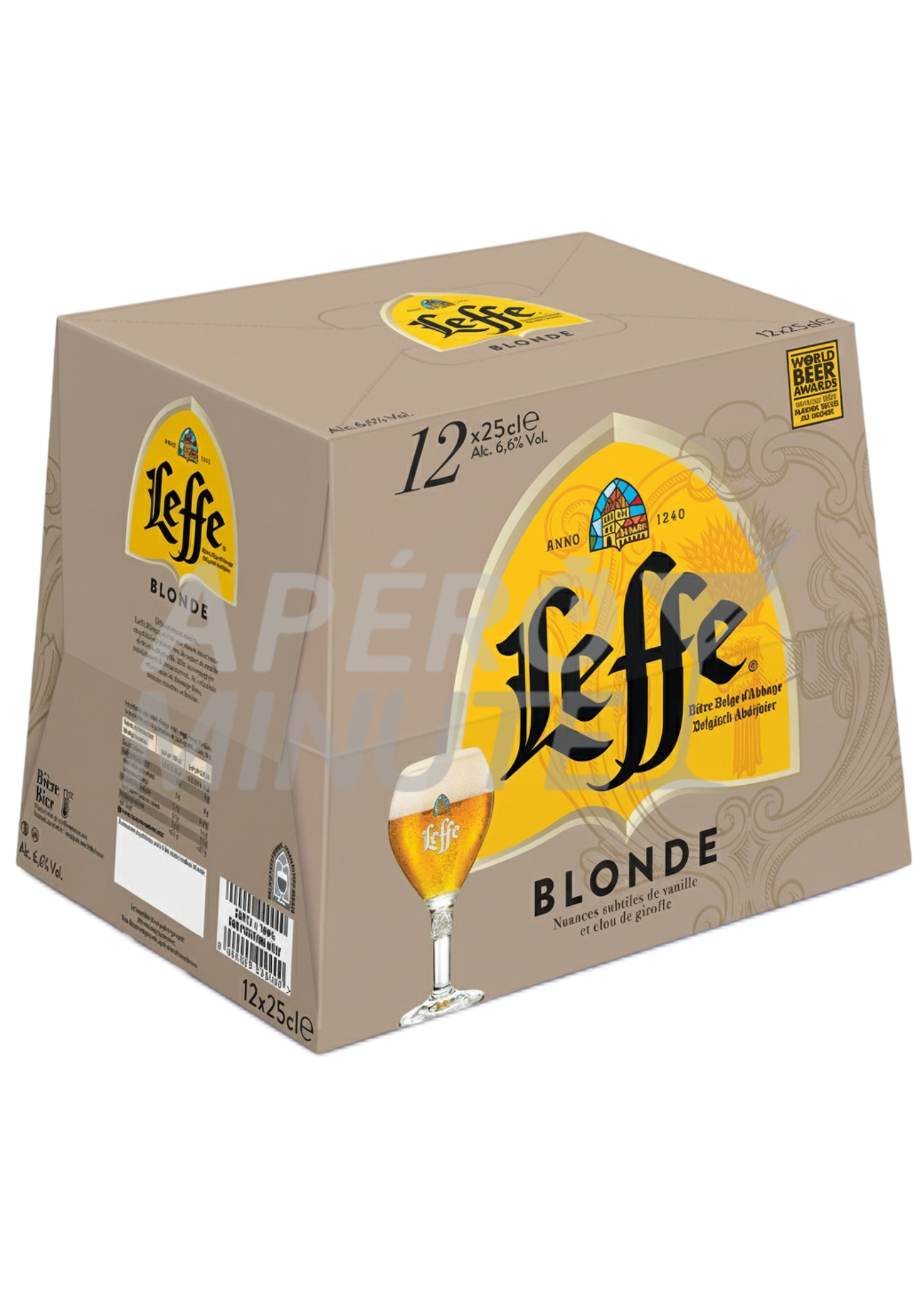 Leffe blonde - pack de 12x25cl