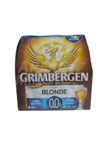 Grimbergen Blonde 0% _ Bière sans alcool