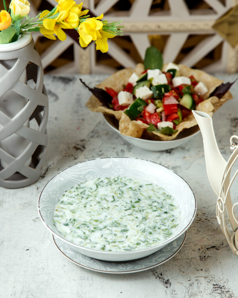 Tzatkziki bien frais aux herbes